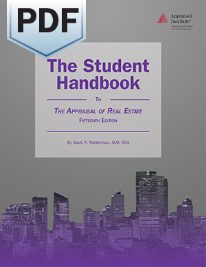 The Student Handbook to The Appraisal of Real Estate, 15th Edition - PDF