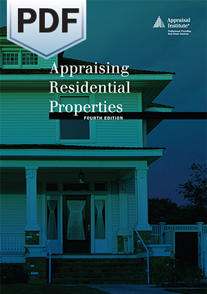 Appraising Residential Properties, Fourth Edition - PDF