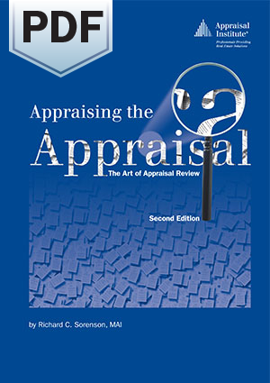 Appraising the Appraisal: The Art of Appraisal Review, second edition - PDF