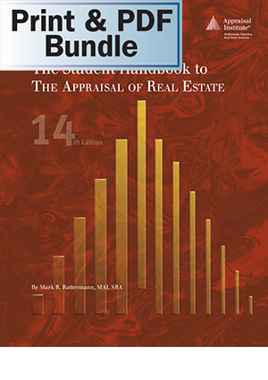 The Student Handbook to The Appraisal of Real Estate, 14th ed. - Print + PDF Bundle