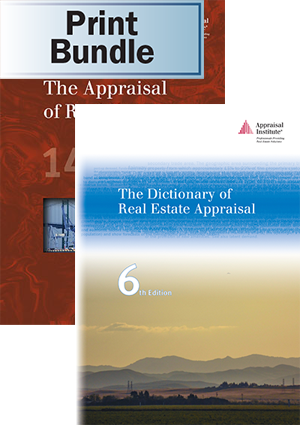 The Appraisal of Real Estate, 14th ed. + The Dictionary of Real Estate Appraisal, 6th ed. - Print Bundle