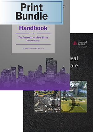 The Appraisal of Real Estate, 15th Ed. + The Student Handbook - Print Bundle